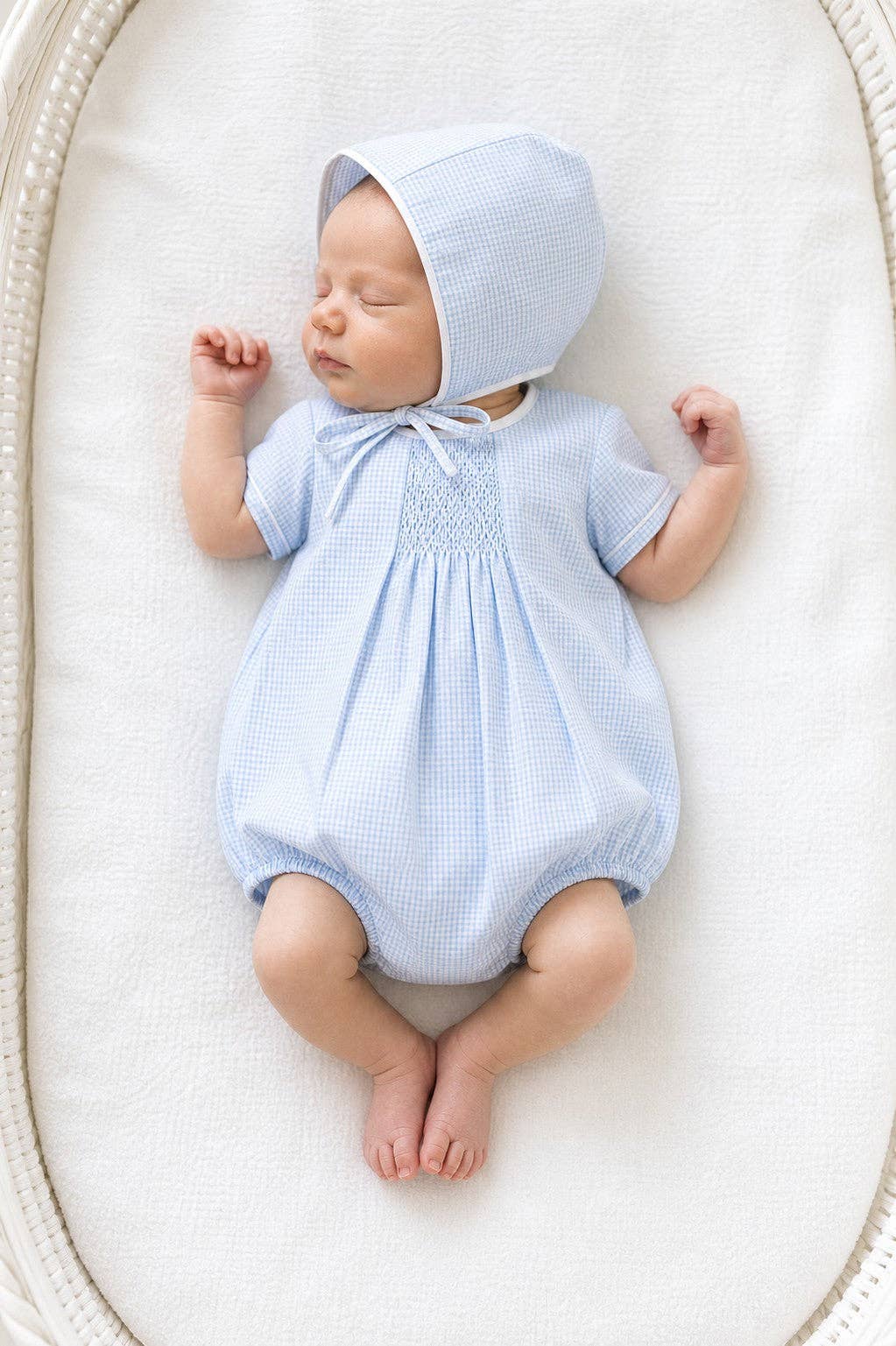 Carriage Boutique Smocked Gingham Set