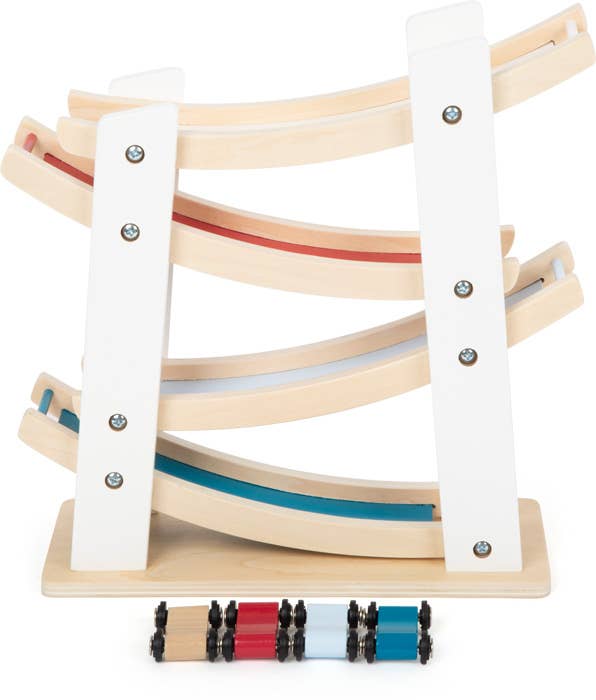 Small Foot Wooden Toys Car Ramp Racing Playset Designed for