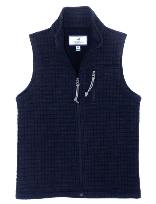 Boys Delta Navy Vest