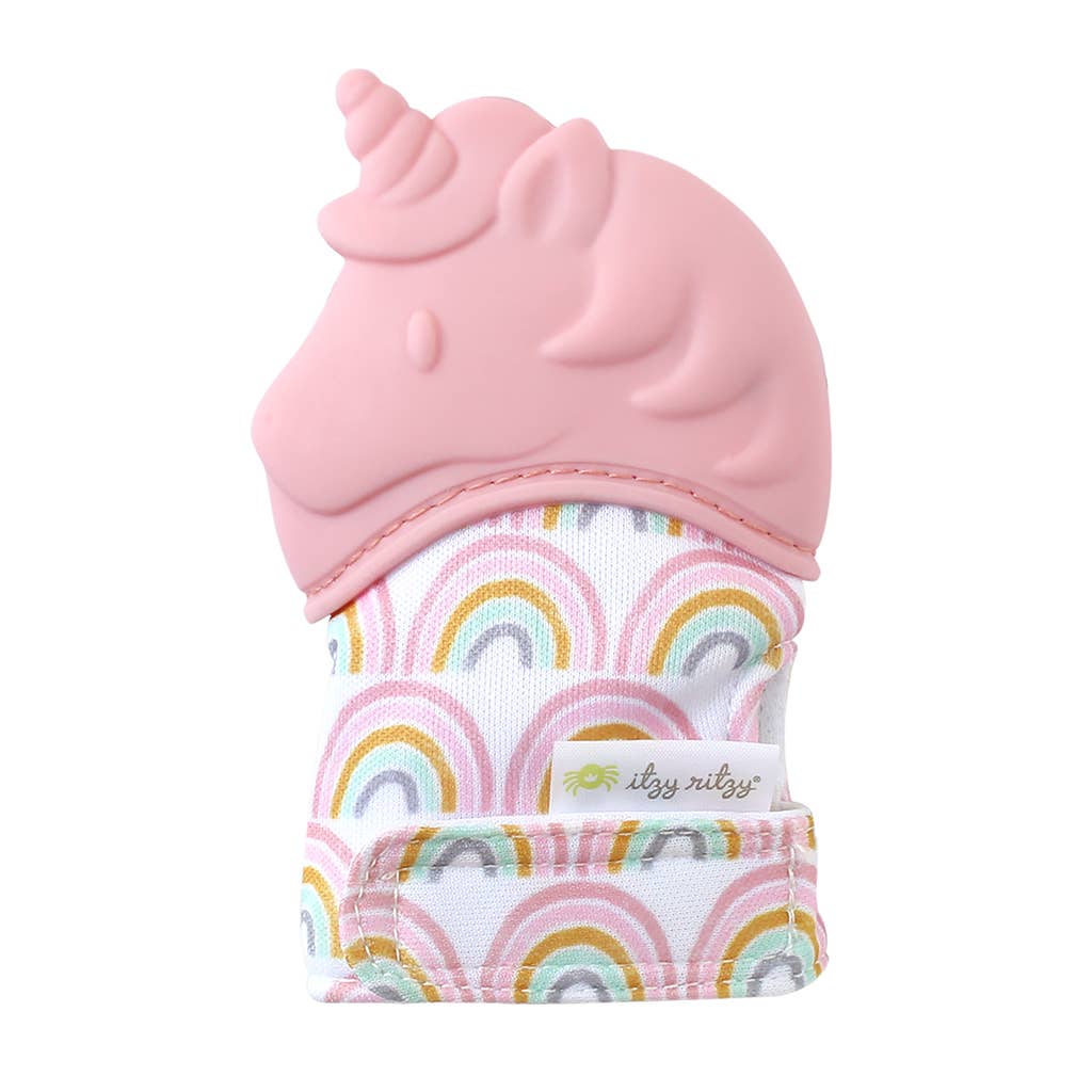 Silicone Teething Mitts - Unicorn