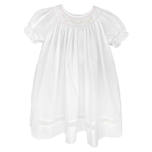 Smocked Daygown with Voile
