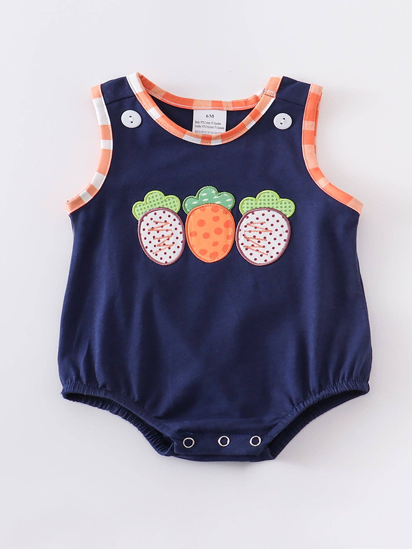 Easter Carrot Applique Romper