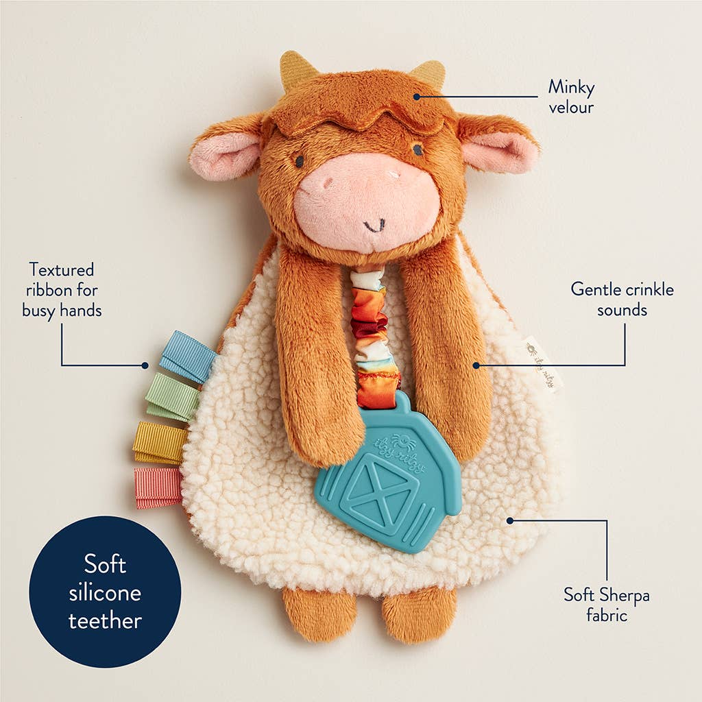 Itzy Lovey™ Plush - Highland Cow