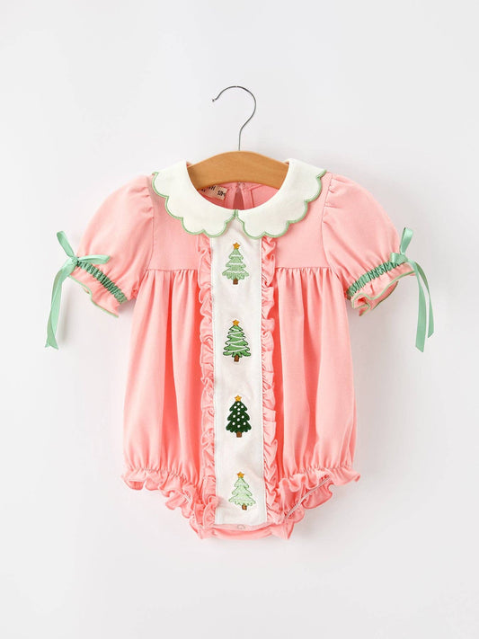 Pink Christmas Tree Bubble/Dress