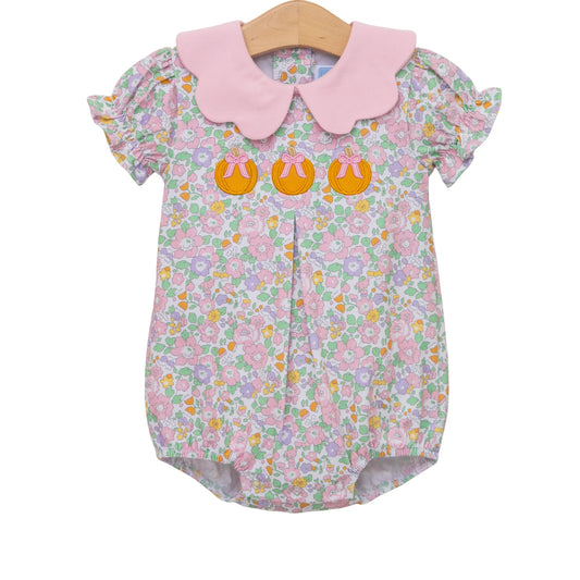 Pumpkin Floral Bubble/Dress