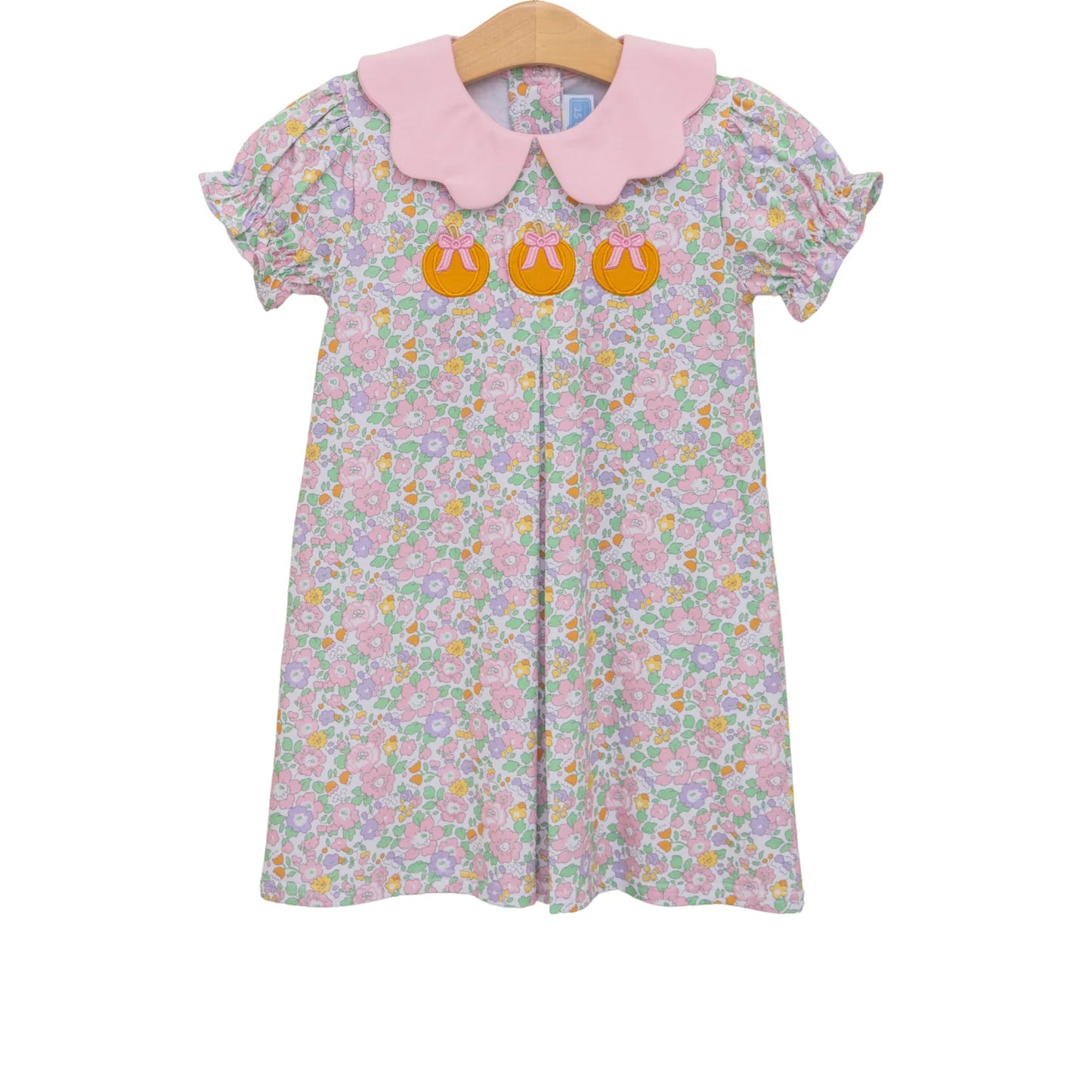 Pumpkin Floral Bubble/Dress