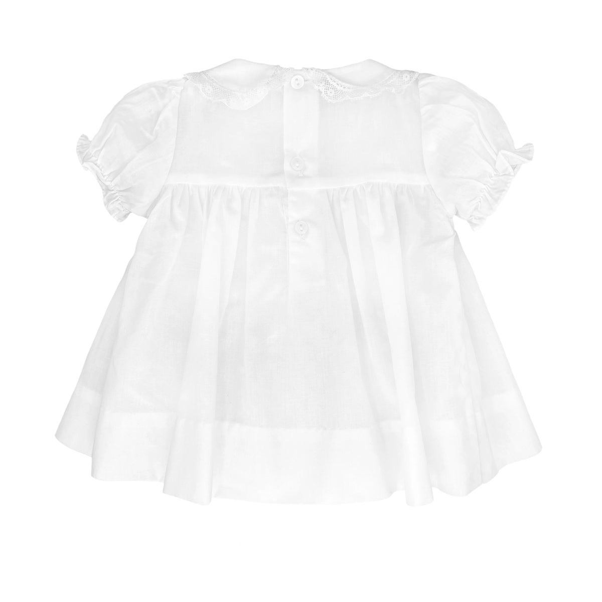 Fully Smocked Dress with Lace