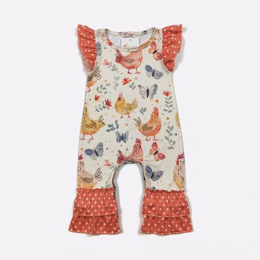 Hen Petals Romper/Dress