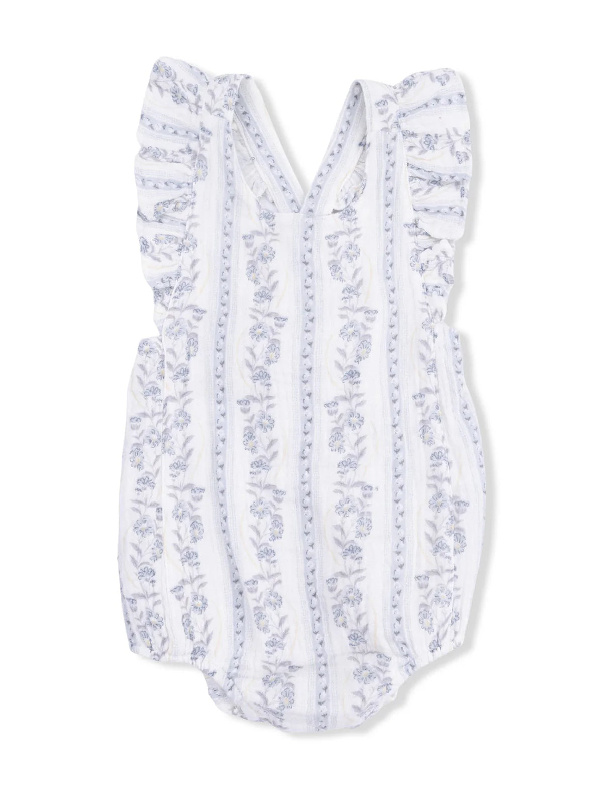 Kimberly Floral Stripe Sunsuit