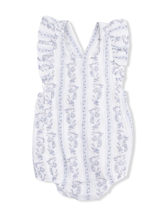 Kimberly Floral Stripe Sunsuit