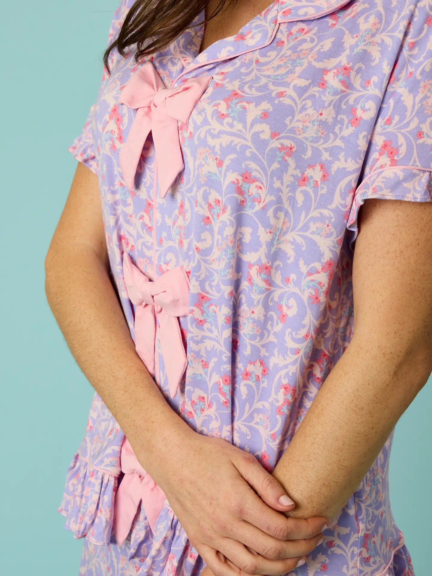 Women's Ruffle Pajama Set
