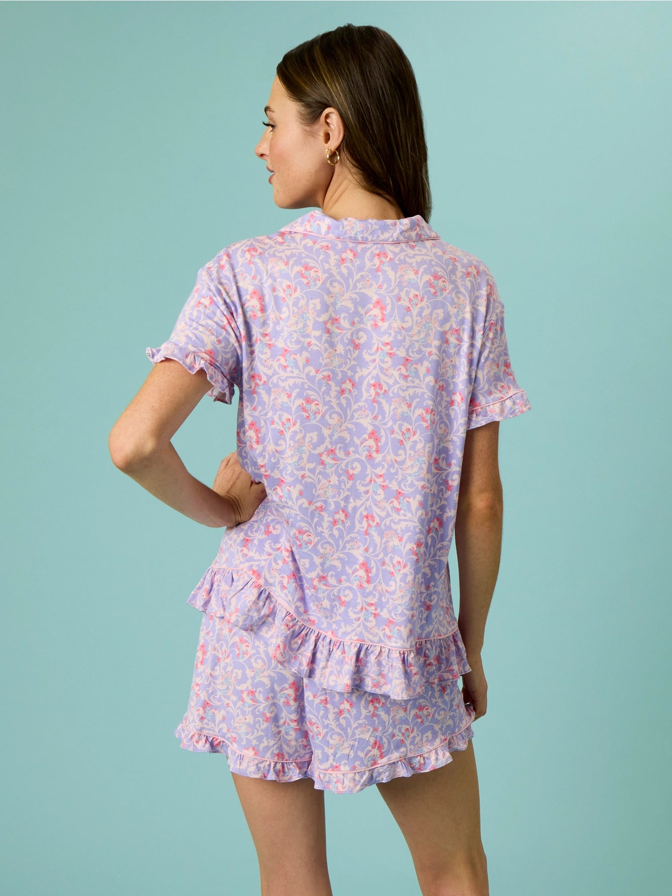 Women's Ruffle Pajama Set