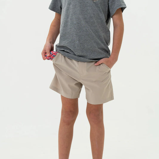 Youth Everyday Shorts - Light Khaki