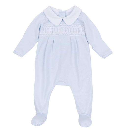Little Brother Smocked Footie