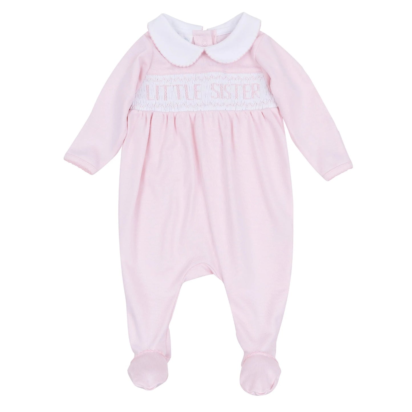 Little Sister Smocked Footie