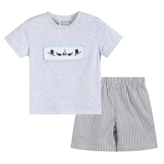 Mallard Smocked Shirt and Shorts