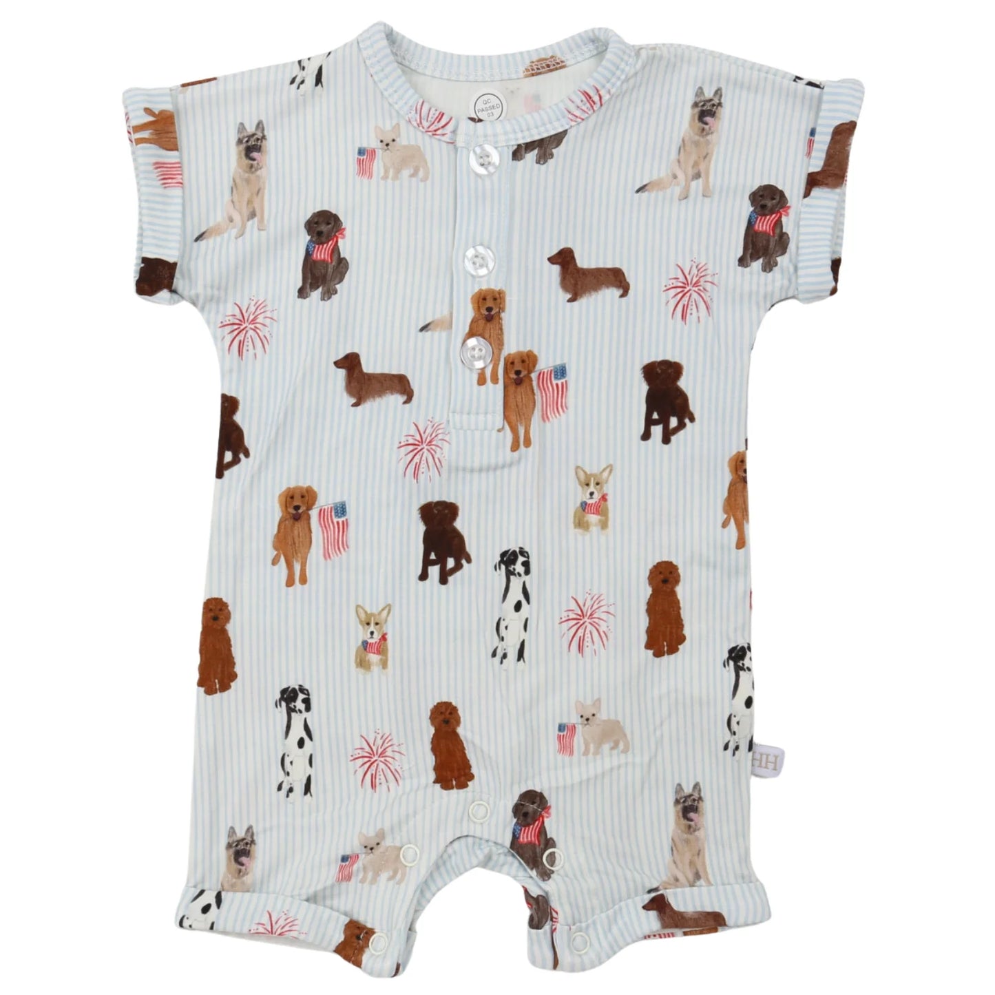 Patriotic Pups Romper