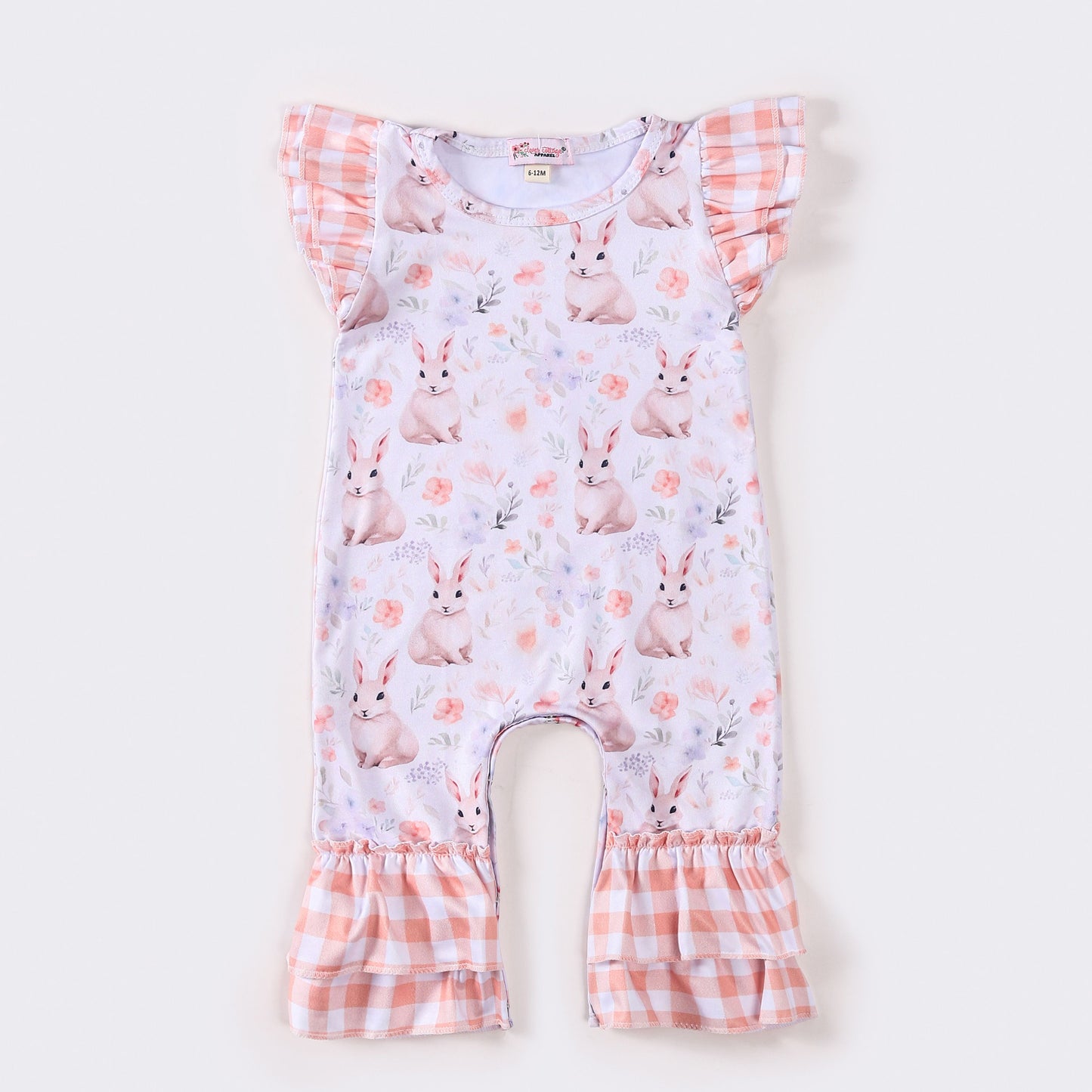 Peach Bunnyhop Romper/Dress