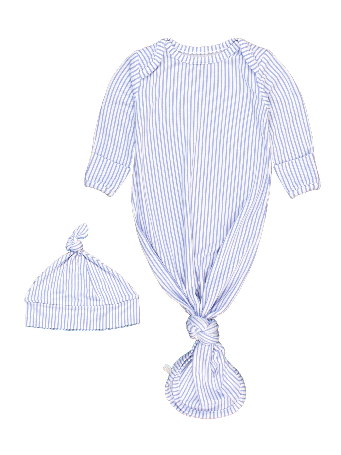 Knotted Sleep Gown & Hat Set