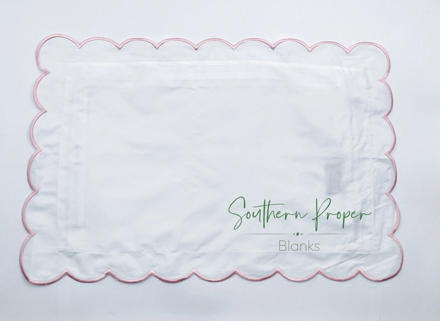 Scalloped Edge Pillowcase