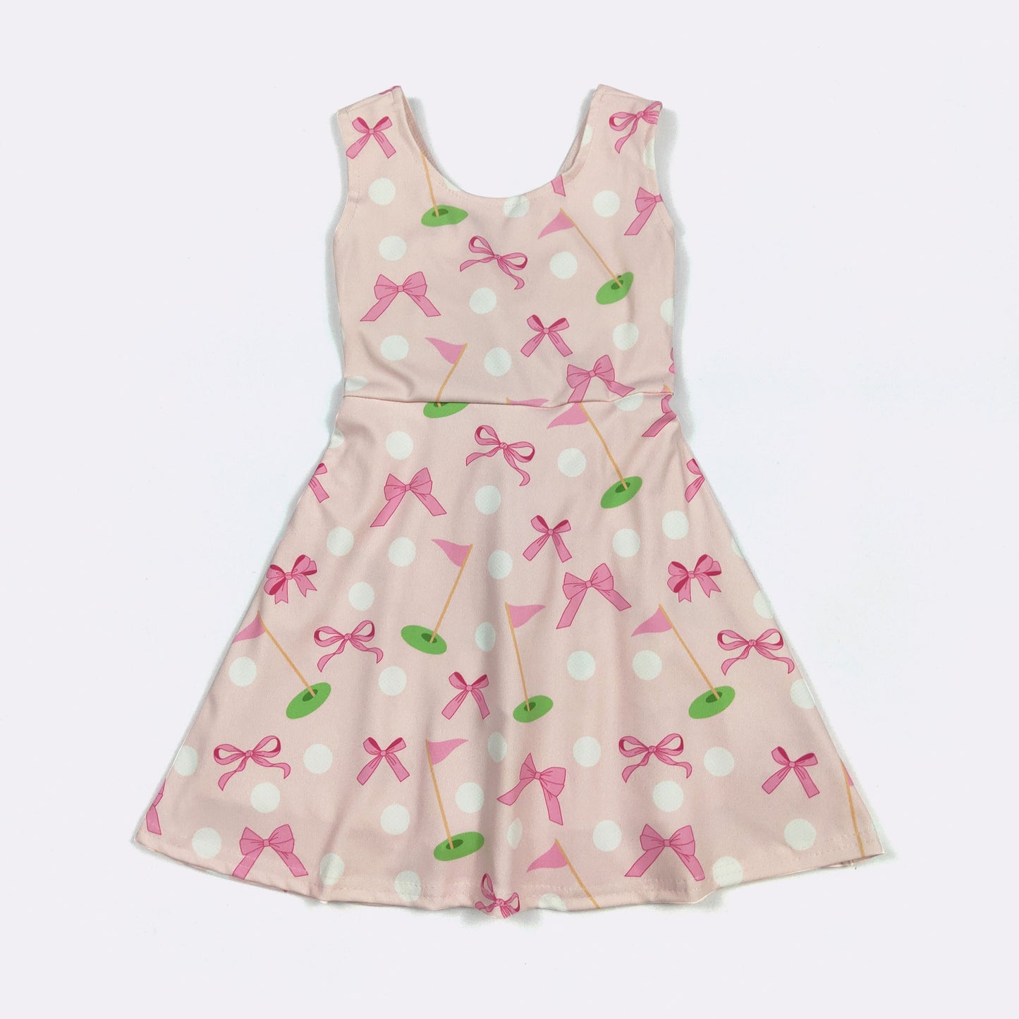 Preppy Pink Golf Romper/Dress