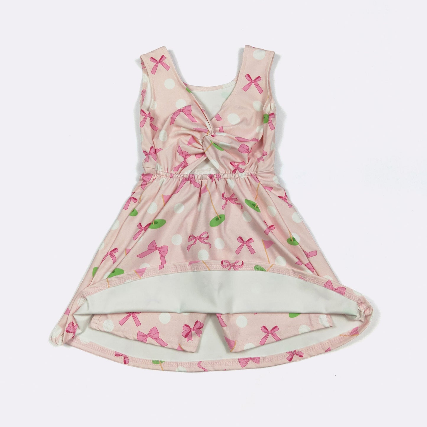 Preppy Pink Golf Romper/Dress