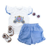 Princess Carriage Shorts Set