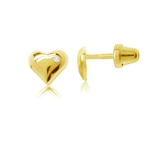 Puff Heart Earrings