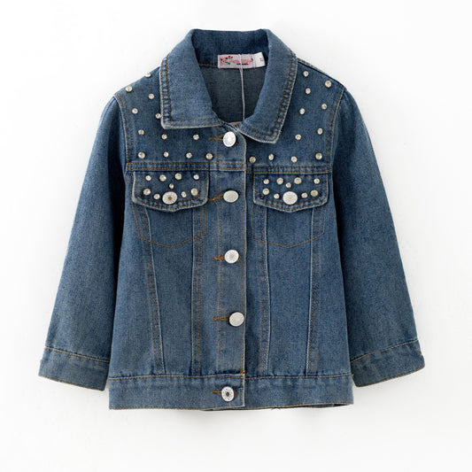 Rhinestone Denim Jacket