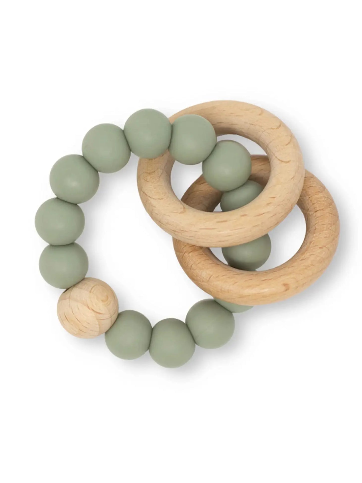Ring Teether Color: Sage