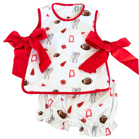 Elephant Tie Bloomer Set