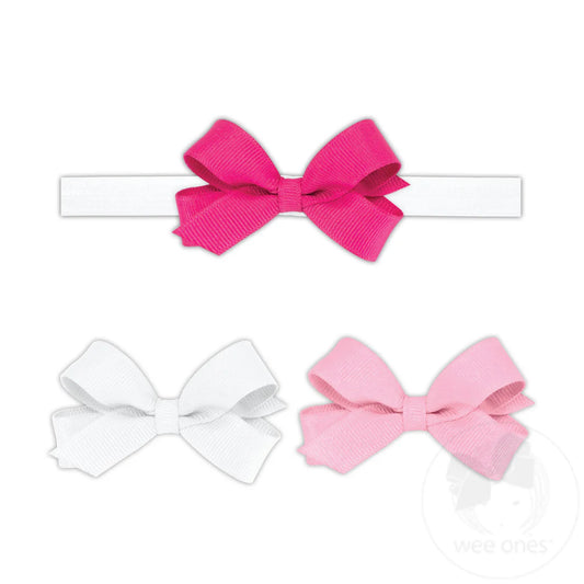 3 Pack Tiny Bow w/ Band
