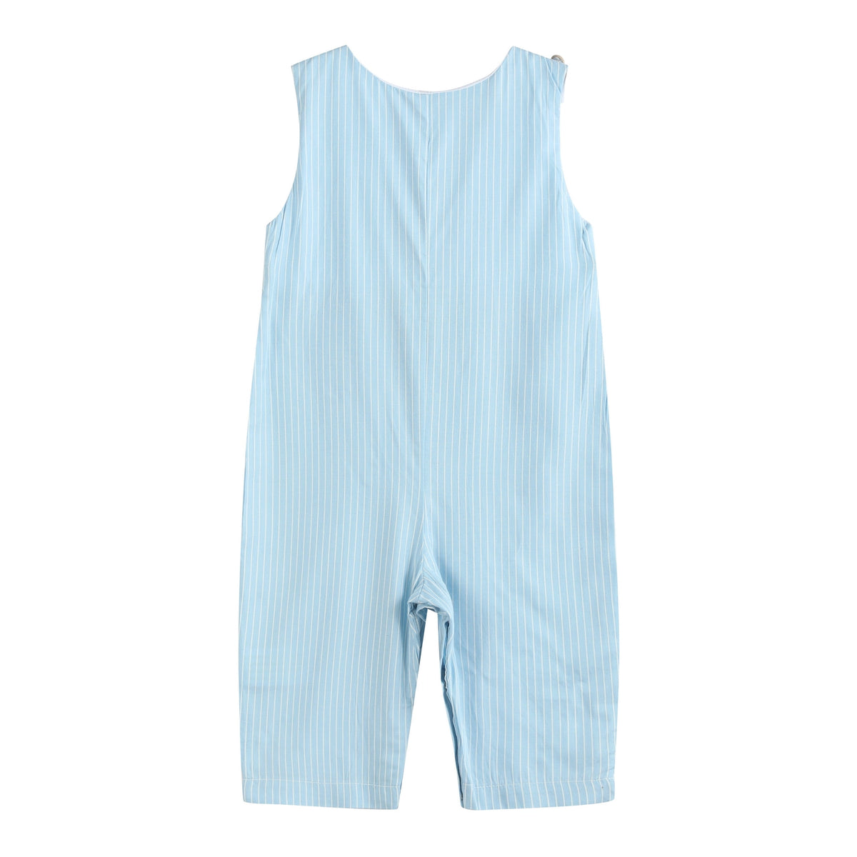 Train Smocked Overalls