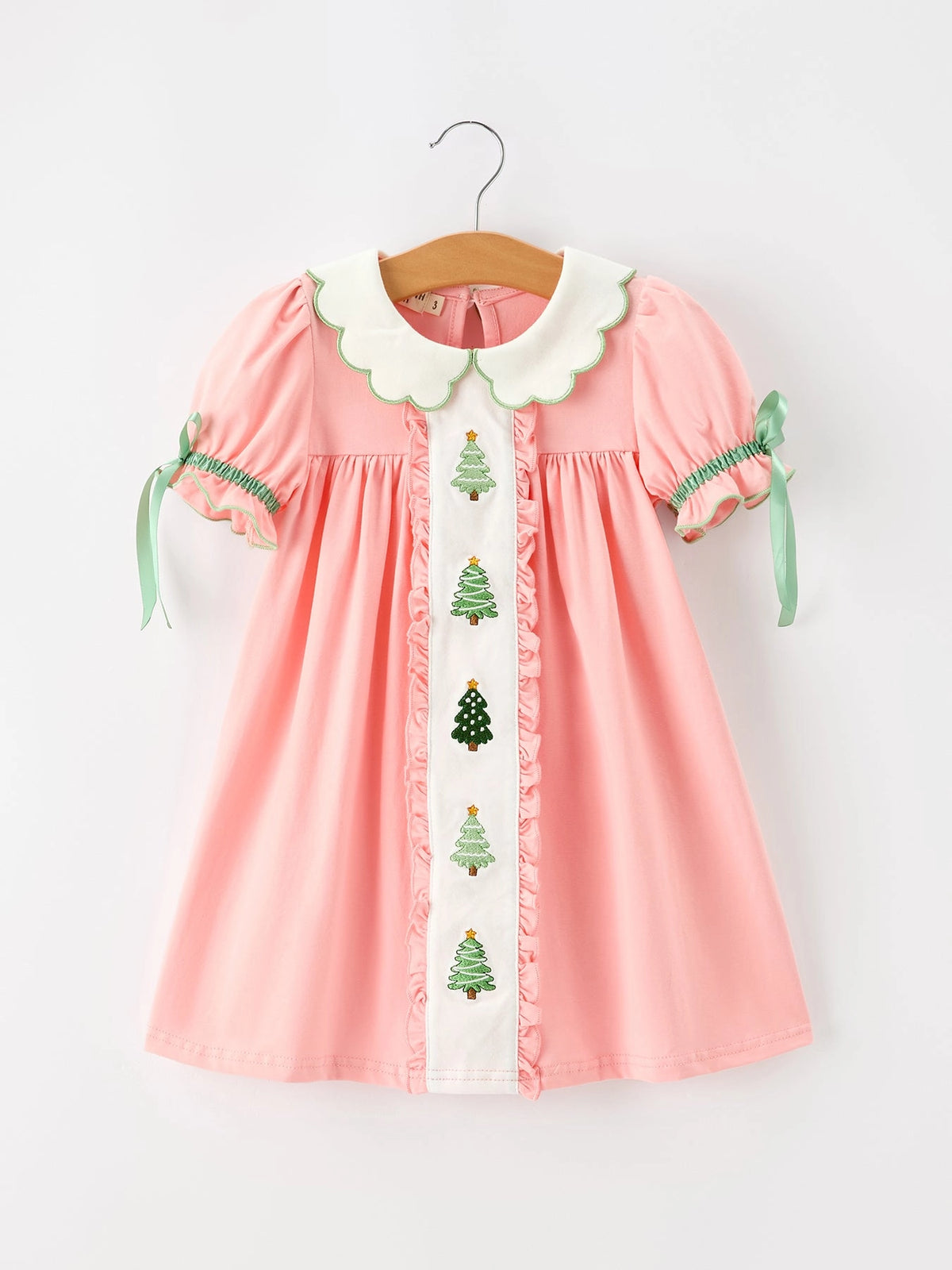 Pink Christmas Tree Bubble/Dress