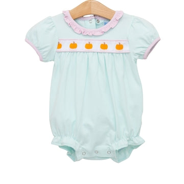 Pumpkin Rowe Ruffle Bubble/Bloomer Set