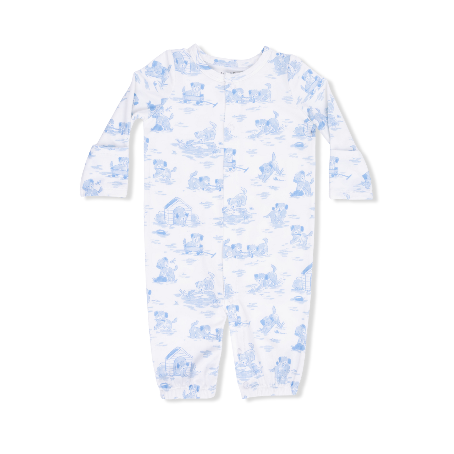 Puppy Toile Convertible Gown