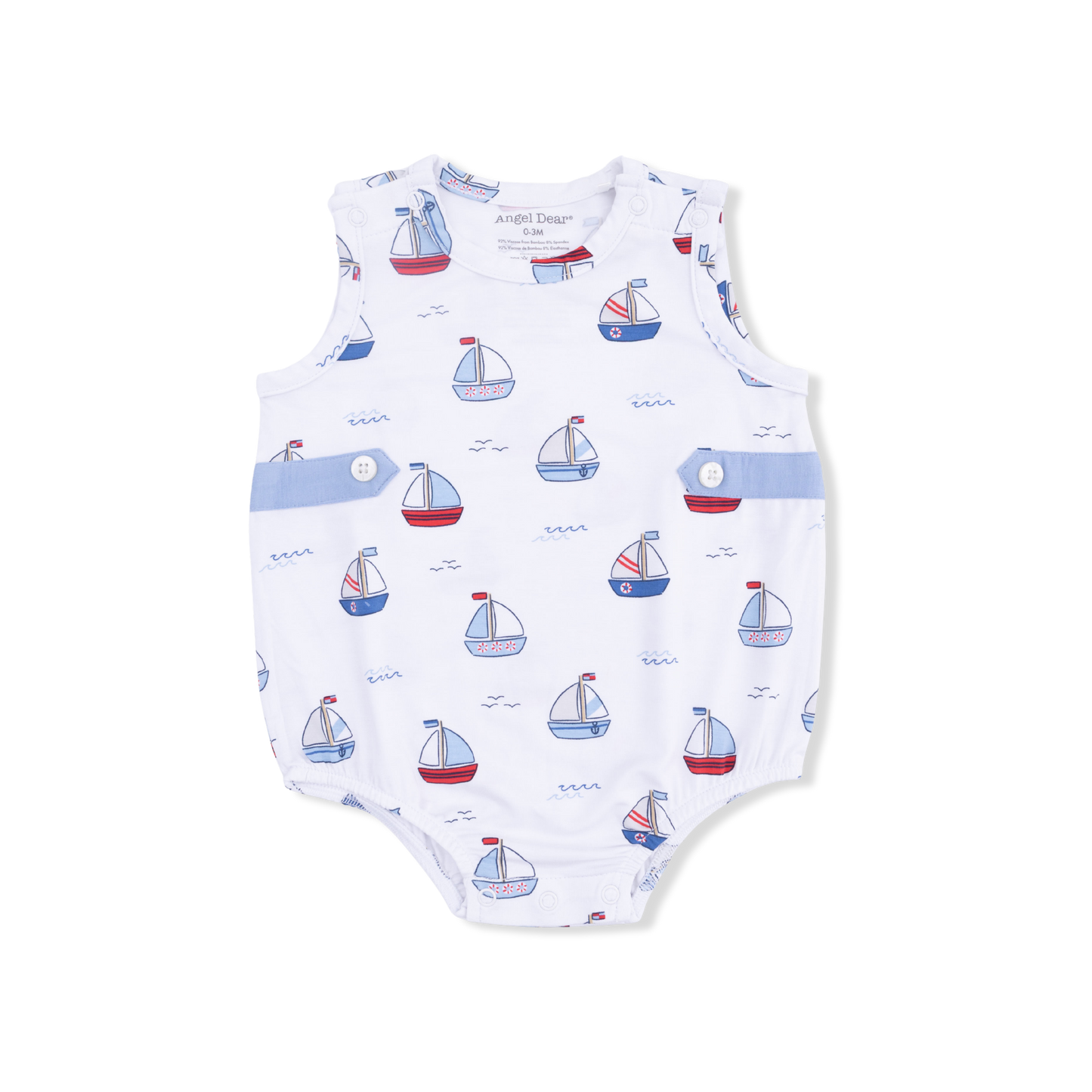 Bubbly Blue Sailboats Bubble