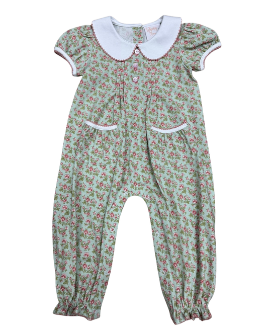 Vintage Collared Romper