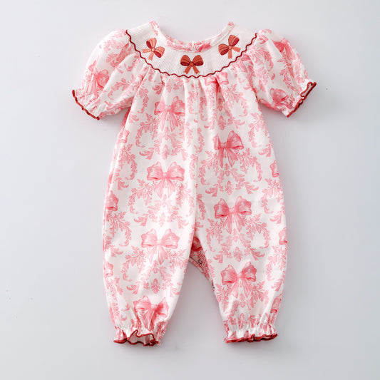 Smocked Blush Waverly Romper/Dress