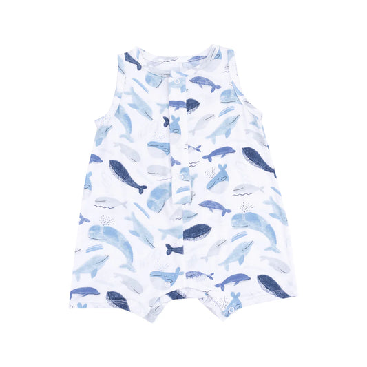 Whales Shortie Romper