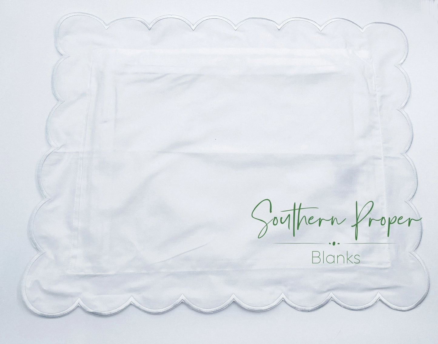 Scalloped Edge Pillowcase