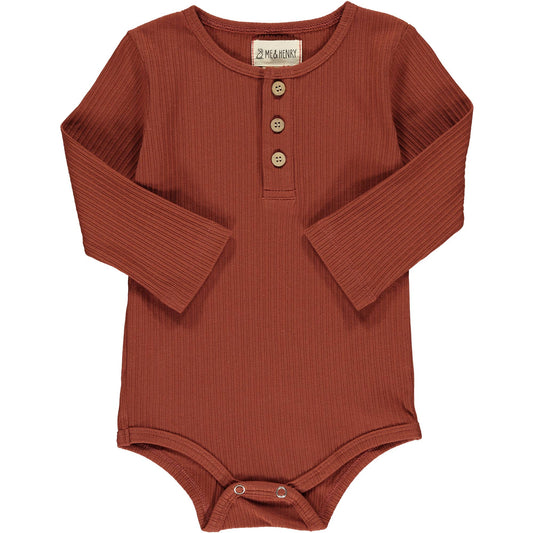 Rust Rib Aynor onesie