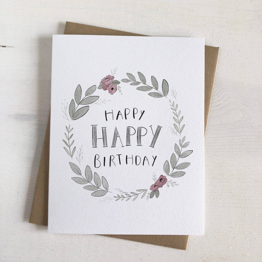 Happy Happy - Birthday Greeting Card