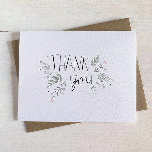 Thank You Blooms - Thank You Greeting Card