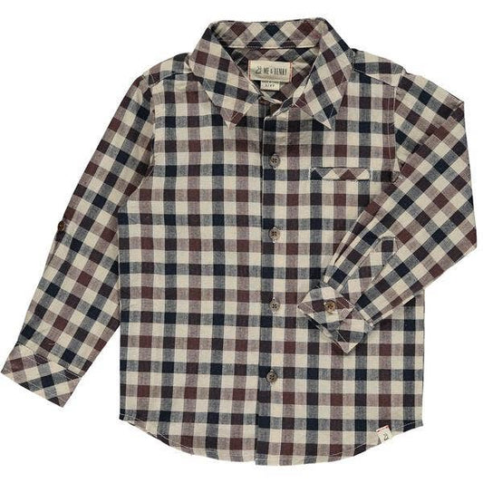 Plaid woven shirt