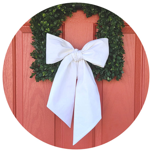 White Linen Sash - 74"